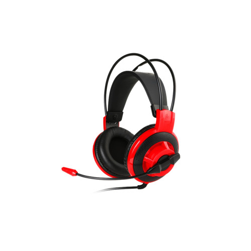 אוזניות גיימינג חוטיות MSI DS501 צבע: אדום..