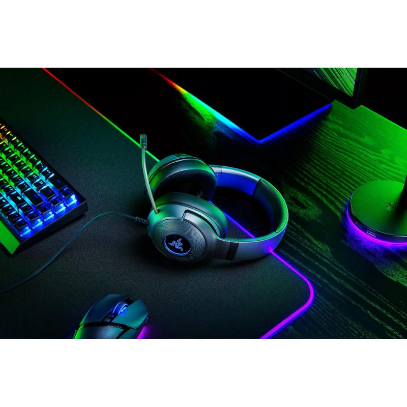 Проводные Игровые Наушники RAZER KRAKEN V3 X USB Цвет:черный..