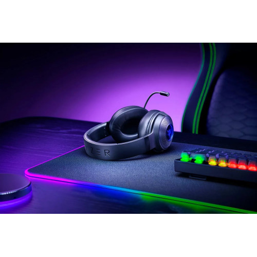 Проводные Игровые Наушники RAZER KRAKEN V3 X USB Цвет:черный..