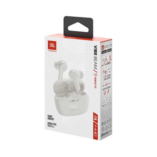 Bluetooth Stereo Headphone JBL Wave Beam white..