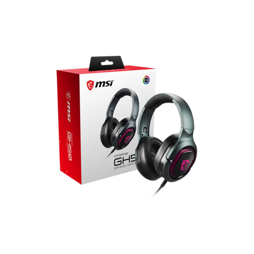 Wired Gaming Headphones MSI IMMERSE GH50 Color: black