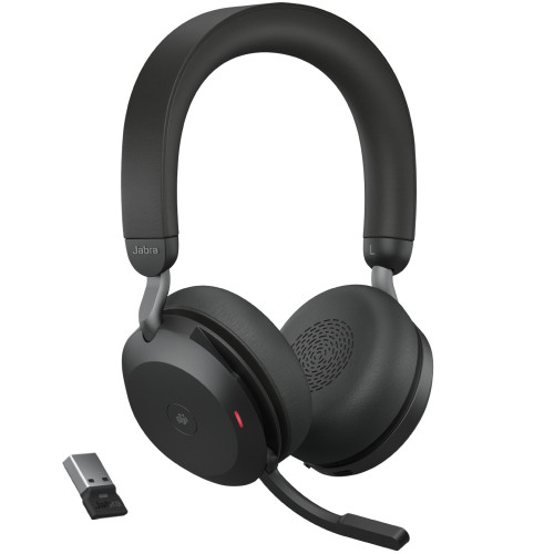 אוזנית אלחוטיות Jabra Evolve2 75 UC USB-A Bluetooth Stereo Headset שחור