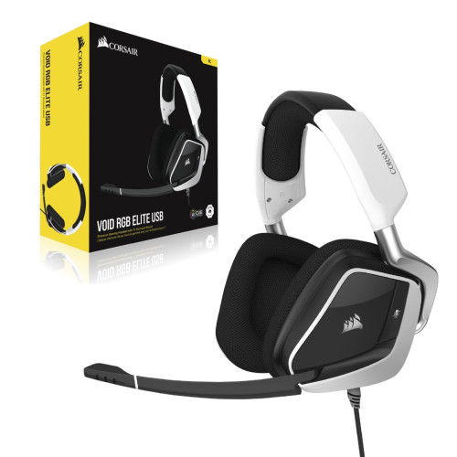 Wired Gaming Headset with Built-in Microphone Corsair VOID RGB ELITE USB