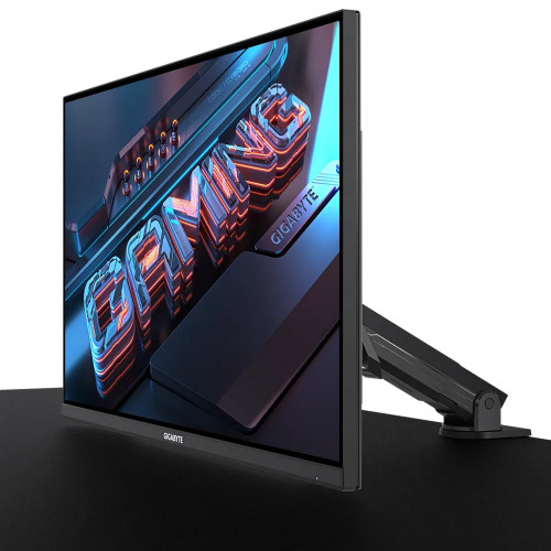 מסך גיימינג Gigabyte M32U Arm Edition 31.5” 144Hz UHD, 4K IPS צבע שחור