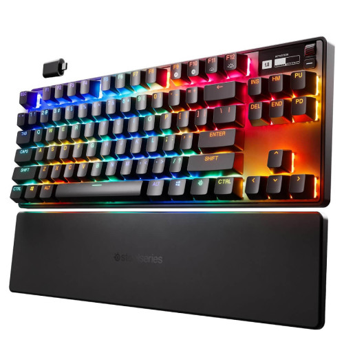 מקלדת גיימינג מכאנית אלחוטית SteelSeries Apex Pro TKL (2023) US