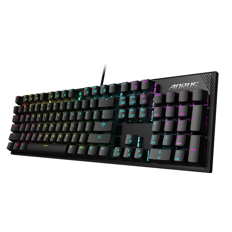 Gaming Keyboard Gigabyte AORUS K1 Cherry MX Mechanical Gaming Switch Color:black..