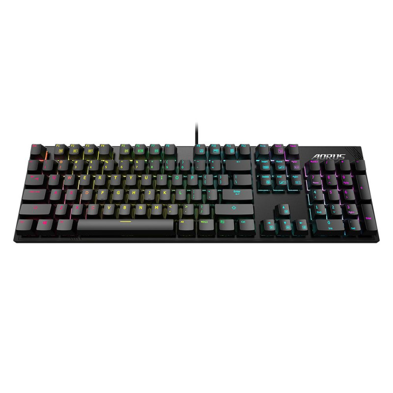 Gaming Keyboard Gigabyte AORUS K1 Cherry MX Mechanical Gaming Switch Color:black..