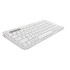 Bluetooth Wireless Keyboard Logitech Pebble Keys 2 K380s Tonal White..