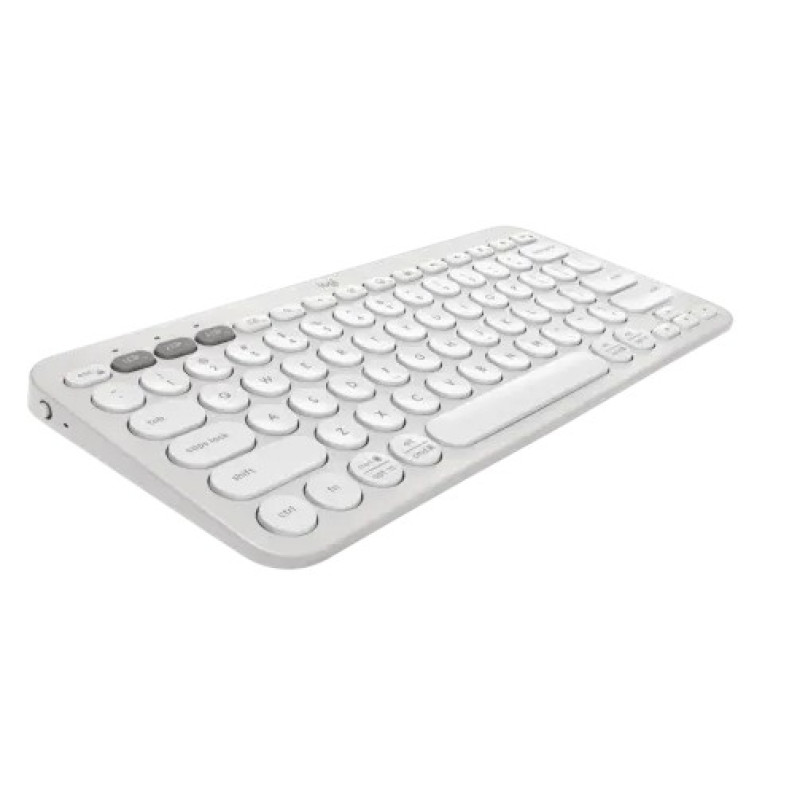 Bluetooth Wireless Keyboard Logitech Pebble Keys 2 K380s Tonal White..