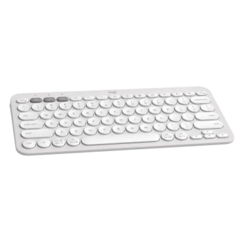 Bluetooth Wireless Keyboard Logitech Pebble Keys 2 K380s Tonal White..