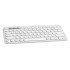 Bluetooth Wireless Keyboard Logitech Pebble Keys 2 K380s Tonal White..