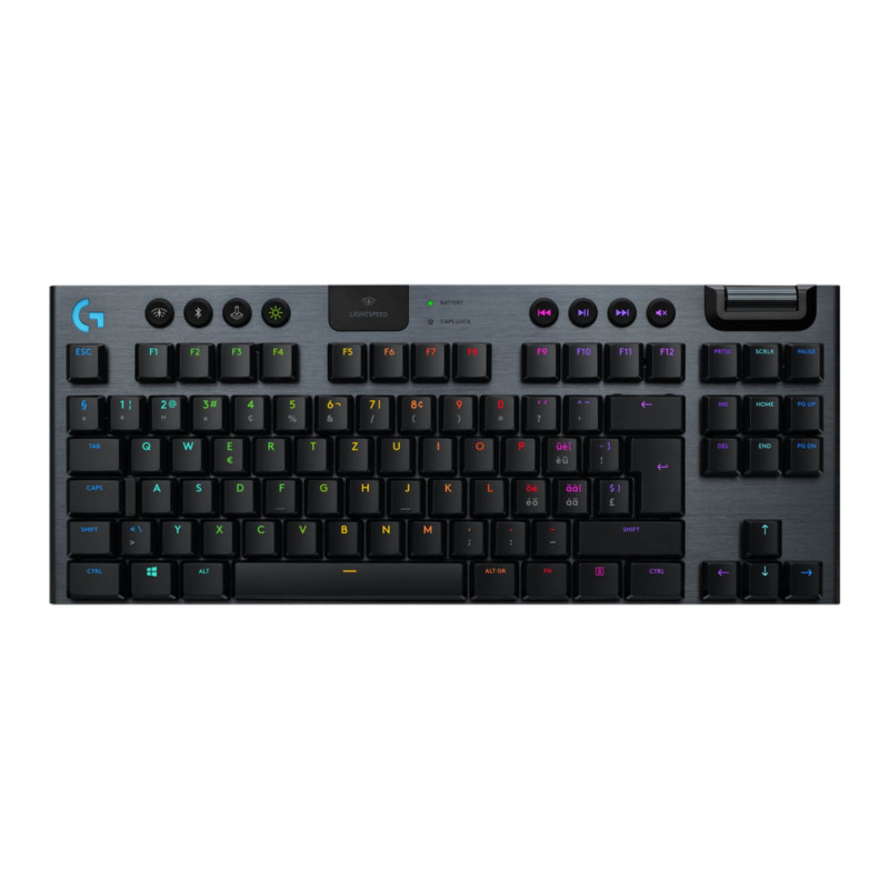 Wireless Gaming Keyboard Logitech G915 TKL RGB Color:black