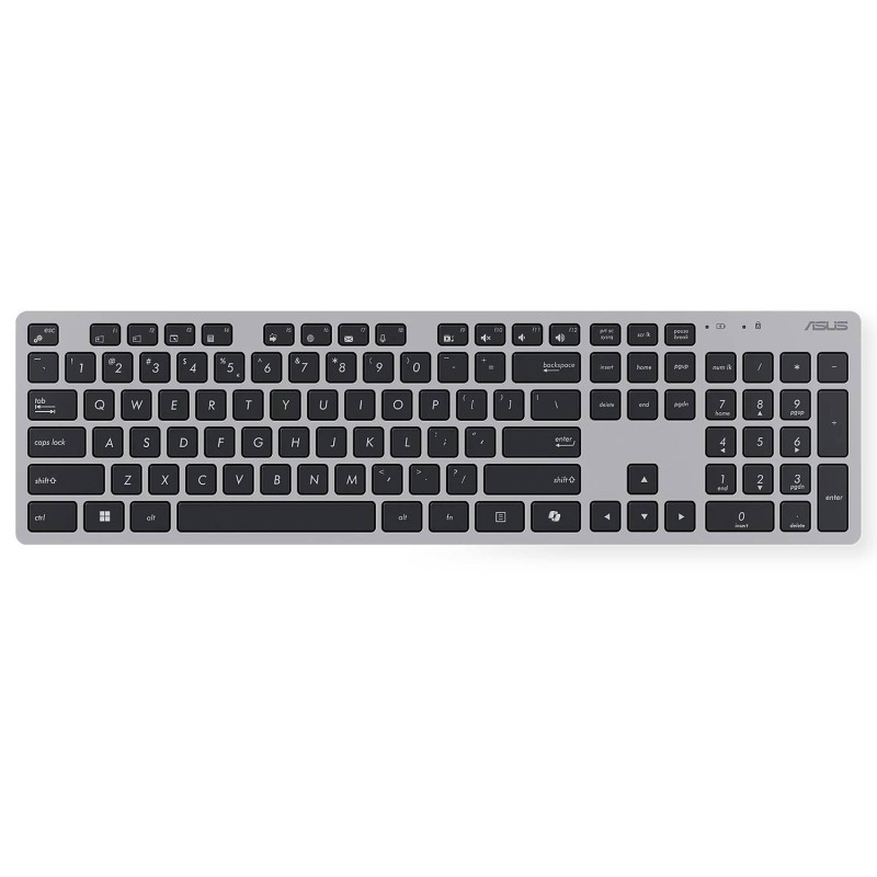 Wireless Keyboard and Mouse Set ASUS W5000 gray 90XB0430-BKM440