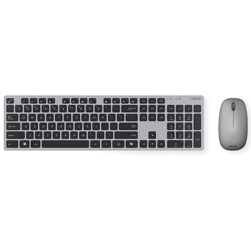 Wireless Keyboard and Mouse Set ASUS W5000 gray 90XB0430-BKM440