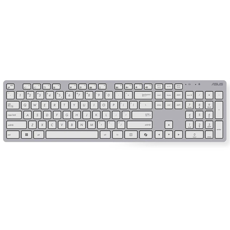 Wireless keyboard and mouse set ASUS W5000 white 90XB0430-BKM450