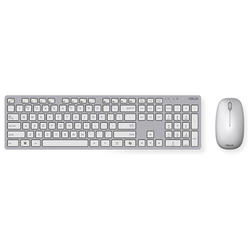 Wireless keyboard and mouse set ASUS W5000 white 90XB0430-BKM450