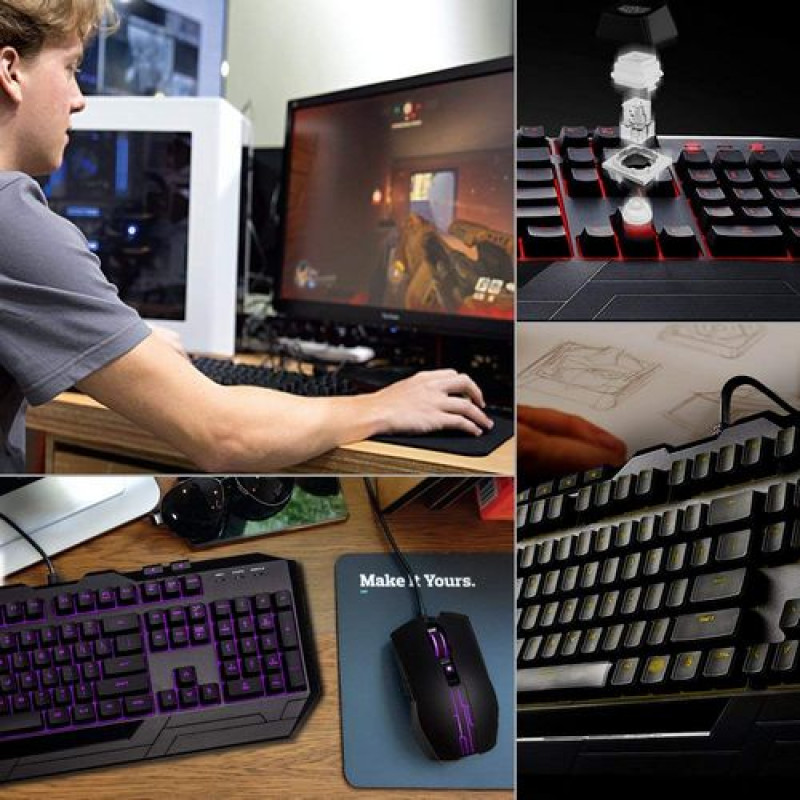 Gaming Keyboard and Mouse Set Cooler Master DEVASTATOR 3 Plus
