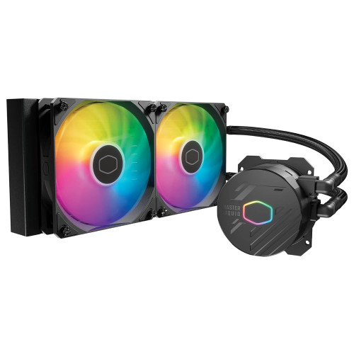 קירור נוזלי Cooler Master MasterLiquid 240L Core ARGB CPU Liquid Cooler 240mm