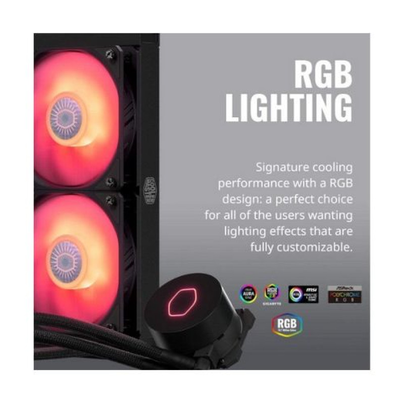 Liquid cooling Cooler Master MASTERLIQUID ML240L V2 RGB 240mm Color:black..