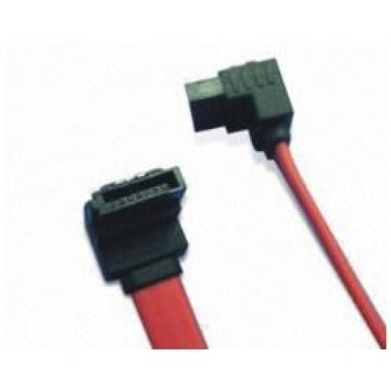 Кабель SATA Data Cable 6Gbps 90 Deg. With Clip E-SATA-6G-90