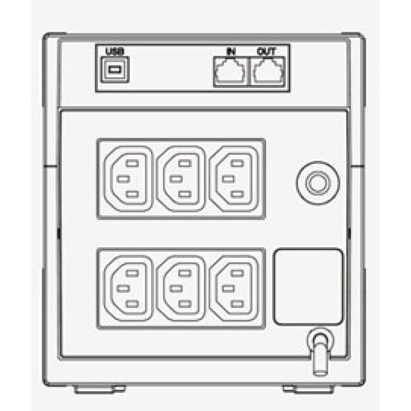 UPS Powercom Raptor 1500VA USB RPT-1500AP 1500VA