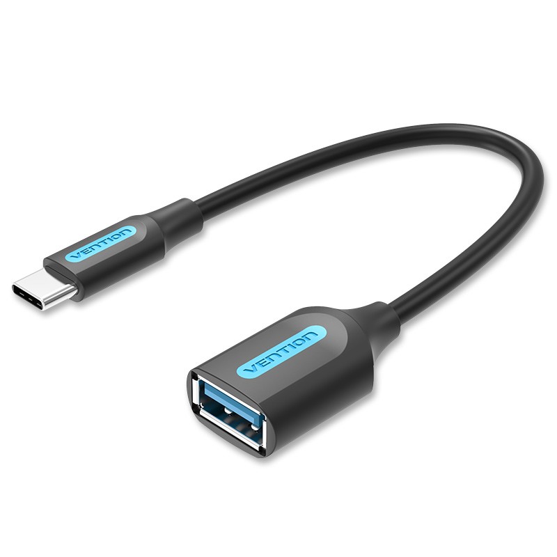 Адаптер Vention USB-C (M) to USB-A (F) OTG 0.15M Adapter CCVBB