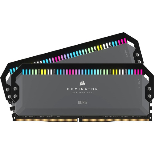 זיכרון לנייח DRAM Corsair DOMINATOR PLATINUM RGB CMT64GX5M2B5200Z40K KIT 64GB