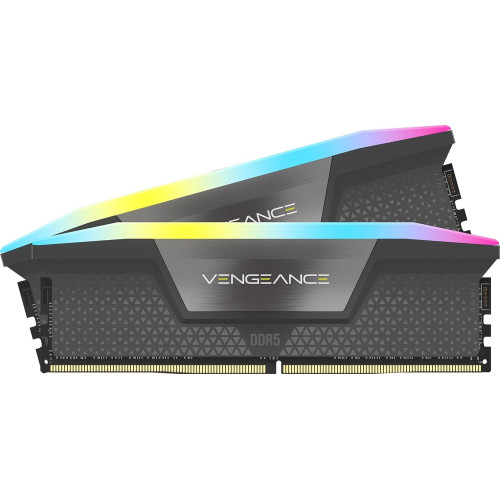 Desktop Memory DRAM Corsair VENGEANCE RGB CMH64GX5M2B5600Z36K KIT 64GB (2X32GB)