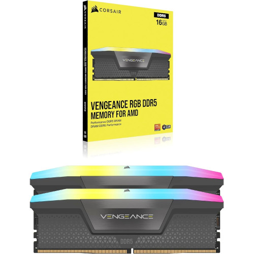 Desktop Memory DRAM Corsair VENGEANCE RGB CMH64GX5M2B5600Z36K KIT 64GB (2X32GB)