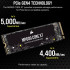 SSD Диск Corsair MP600 CORE XT 2TB PCIe 4.0 (Gen4) x4 NVMe M.2 SSD M.2