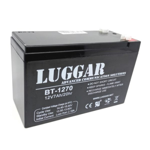 Аккумулятор для ИБП Luggar 650/600 12V 7.0A BT-1270 Цвет:черный