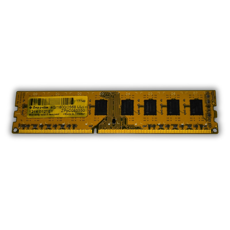 Desktop Memory DRAM Zeppelin 4G 1600/2568 PC3-12800 Desktop Memory 4GB DDR3..