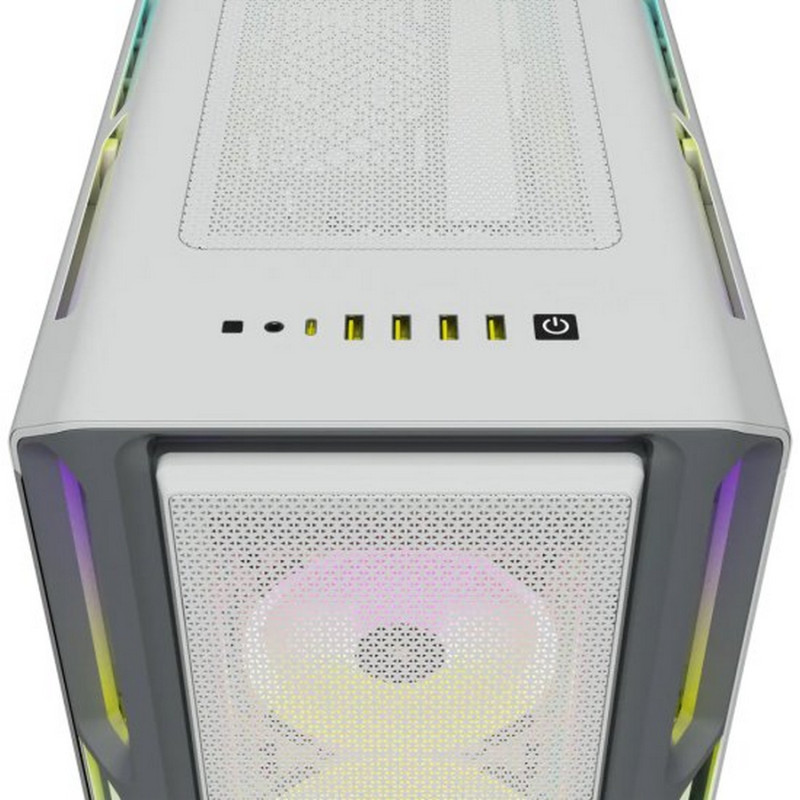 Case Corsair iCUE 5000T RGB Tempered Glass - white Mid-Tower