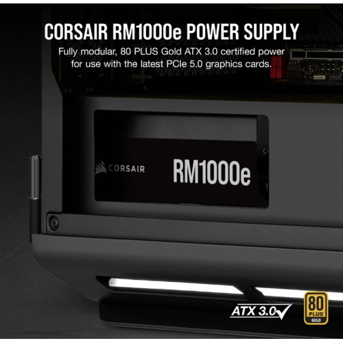 ספק כוח Corsair RMe Series RM1000e CP-9020264-EU 80 PLUS Gold 12V: 1000W