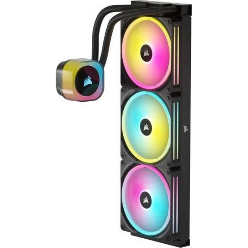 Водяное охлаждение Corsair iCUE LINK H170i RGB - черный 420mm