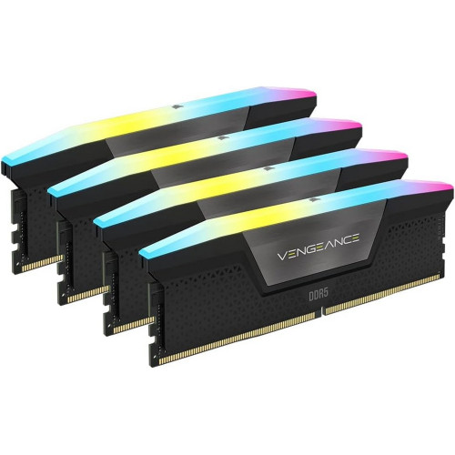 Desktop Memory DRAM Corsair VENGEANCE RGB KIT 192GB (4X48GB) DDR5 5200Mhz CL38