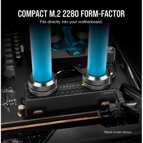 SSD Диск Corsair MP600 PRO XT Hydro X Edition 2TB Gen4 PCIe x4 M.2 NVMe - белый