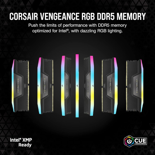 Оперативная память DRAM Corsair VENGEANCE RGB KIT 32GB (2x16GB) DDR5 6000Mhz