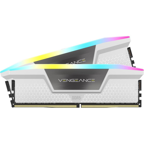 Desktop Memory DRAM Corsair VENGEANCE RGB CMH64GX5M2B5600C40W KIT 64GB (2X32GB)