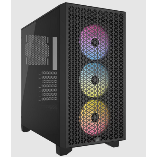 מארז Corsair 3000D RGB AIRFLOW - שחור Mid-Tower