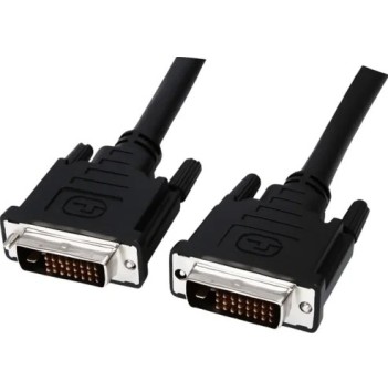כבל DVI TO DVI סיכוך כפול באורך 1.8 מטר