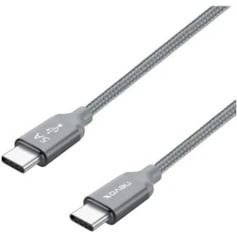 כבל Type-C to Type-C באורך 1 מטר 65W E-Mark