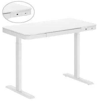 Electric Adjustable Desk Lumi Smart Adjustable Electric Desk 120x60 white S08-22D-SW