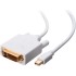 כבל MINI DP TO DVI באורך 1.8מ'