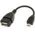 כבל OTG מ- USB2.0 MICRO B זכר ל- USB2.0 A נקבה