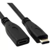 Extension cord USB-C USB 3.1 Male to Female 1m USB3.1 Color:black