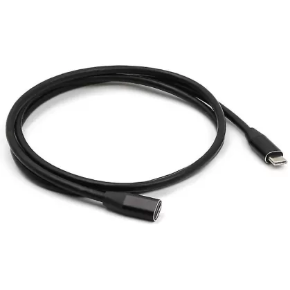 Extension cord USB-C USB 3.1 Male to Female 1m USB3.1 Color:black