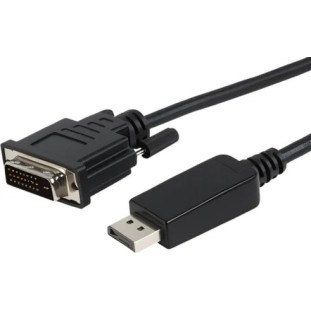 כבל DP TO DVI באורך 1.8 מטר תומך 4K@30HZ כבל DP TO DVI באורך 1.8 מטר תומך 4K@30HZ