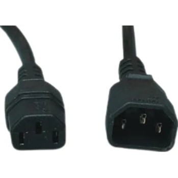 כבל כוח מאריך C14 to C13 Power Extension 1M