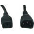 כבל כוח מאריך C14 to C13 Power Extension 1M